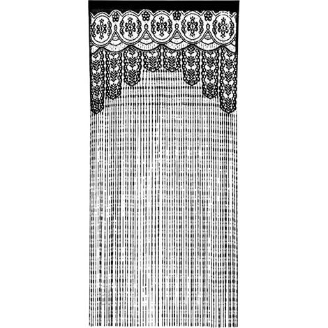 CCYKXARideau en Dentelle Macramé Style Bohème, Rideau De Porte Moustiquaire pour Chambre, Placard, Décoration (1/5)