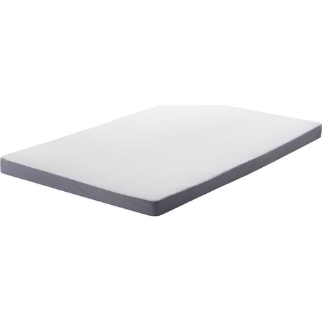 Colchón de poliéster blanco funda extraíble con cremallera 90 x 200 cm Piccolo (1/5)