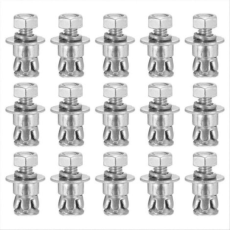Chevilles à douille hexagonales 1/4 po x 5/8 po - Paquet de 50 (1/5)