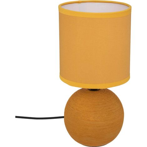 Lampada da Tavolo Timeo h.25cm colore Giallo Ocra