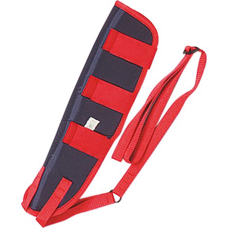 NERO - Salvacoda in nylon imbottito con chiusura a strappo per cavalli