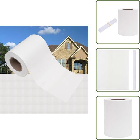 Écran d'intimité de jardin PVC 35x0,19 m Blanc - Écran D'intimité Jardin - Clôture Pvc - Barrière De Confidentialité - Brise Vent - Ombrage (1/5)