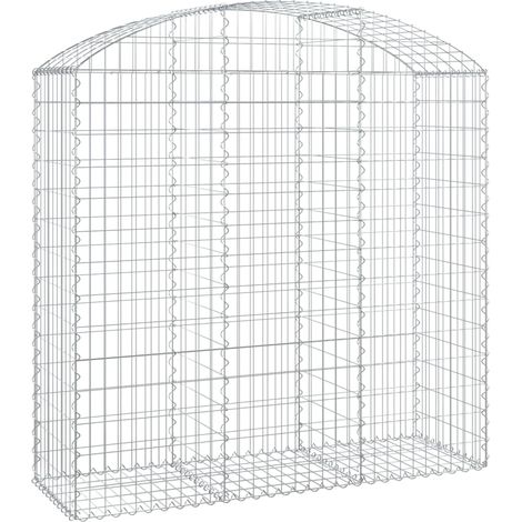 Maison Exclusive - Gabione mit Hochbogen 150x50x140/160 cm Verzin