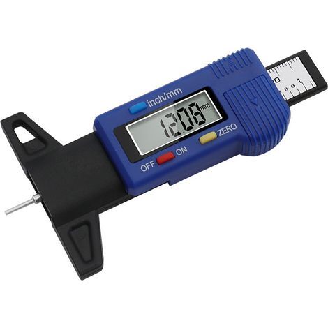 Lntyq Jauge de Profondeur Numérique de Pneu Gauge Caliper pour Auto Moto Vans Camions (1/4)