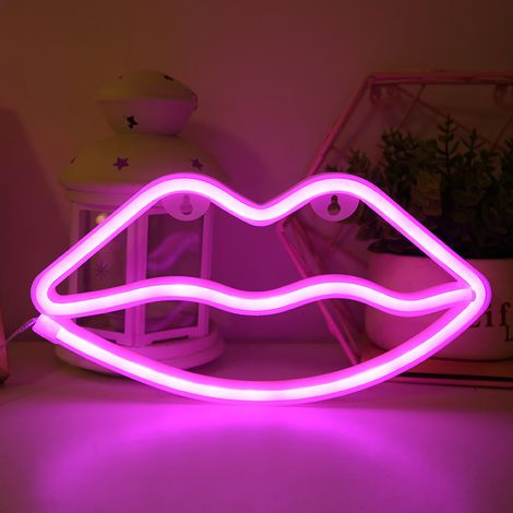 Lampe Néon LED Décoration Murale Arc-en-Ciel Suspension Lumière Nocturne Chambre Salon Fête Maison Cadeau Noël Idée Cadeau Festif (1/5)