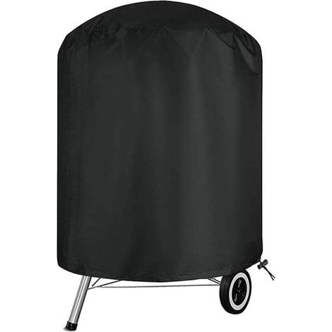 Housse de barbecue imperméable et coupe-vent en tissu Oxford 210D, noir, 58 x 77 cm, anti-poussière et UV (1/5)