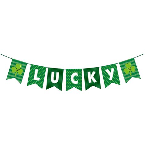 Drape Festif Saint-Patrick - Bannière en Forme de Tourbillon - Décoration Intérieure et Extérieure - 1 Pièce (1/5)