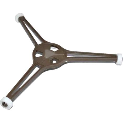 1 Support plateau tournant, verre plat 24,5 cm, trépied stable, roue 14 mm, pour four micro-ondes (1/5)