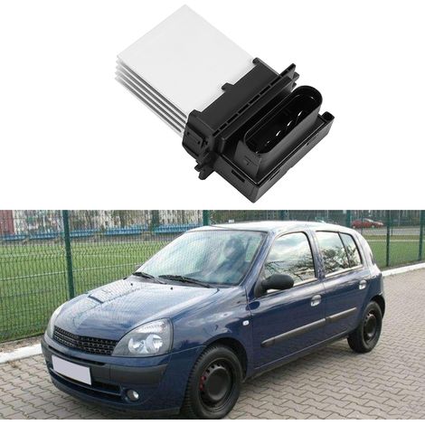 Résistance de moteur de ventilation 7701051272 de remplacement compatible avec Renault Clio II Thalia (1/5)