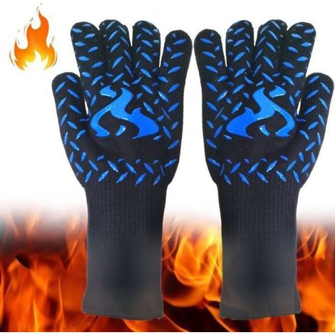 Silicone-Küchenhandschuhe – Hitzebeständig, rutschfest und universell einsetzbar – 2er-Set (1/4)
