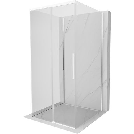 Mexen Rox-3S cabina de ducha 3 paredes corredera 120 x 120 cm, transparente, blanca - 8C2-120-120-20-00-3S (1/3)