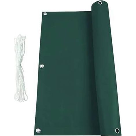 STUOIA OMBREGGIANTE PVC CON CORDA - mt.6x0,90h. COLORE VERDE FER 455305 (1/2)