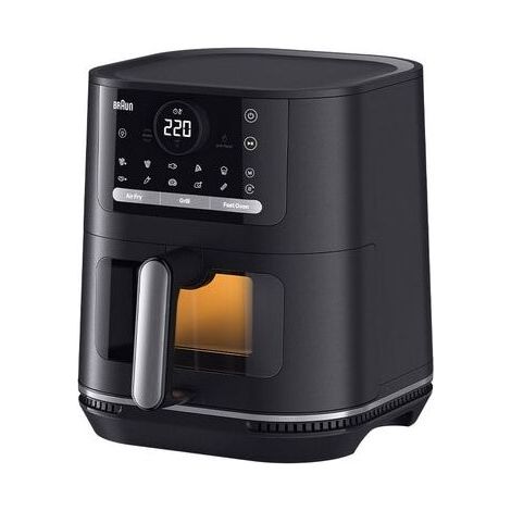Freidora Freidora por aire Braun HF5073YBK 6L, 2000W, Negro