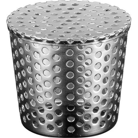 Fallrohrfilter, 8 x 10 cm Edelstahl-Dachrinnenschutz, perforierte konische Dachrinnenabdeckung, verhindert Verstopfungen (1/5)