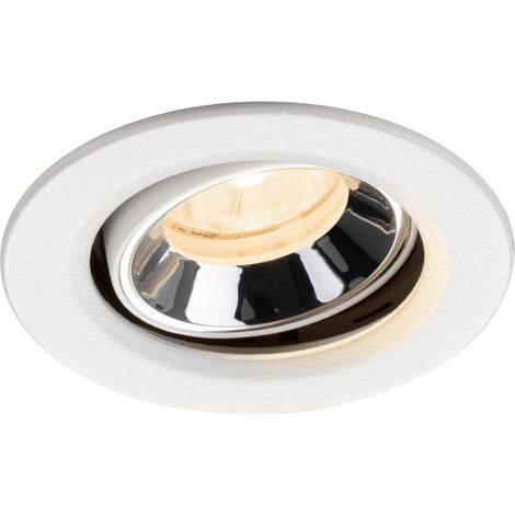 Spot encastré Numinos Move XS blanc/chrome 2700K - 20 deg - 1009336