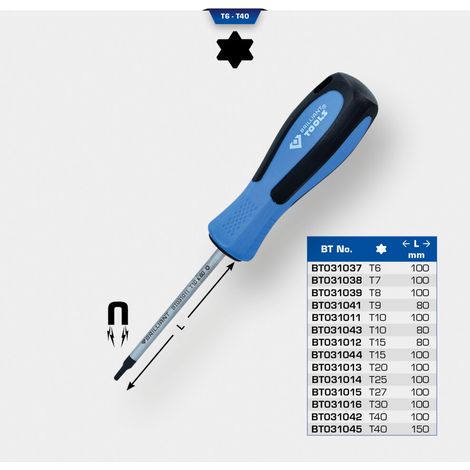 BRILLIANT TOOLS Schraubendreher TORX T30 x 115 mm - BT031016 (1/5)