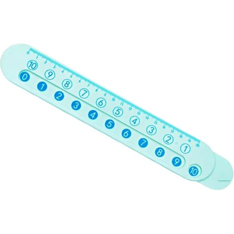 Règle mathématique de 20 cm avec échelle soustraction (1/5)