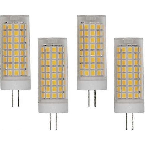 Ampoule LED G4 dimmable 10 W, équivalente à une ampoule halogène 100 W, lumière blanche chaude (3000 K), idéale pour le salon et la chambre. (1/4)