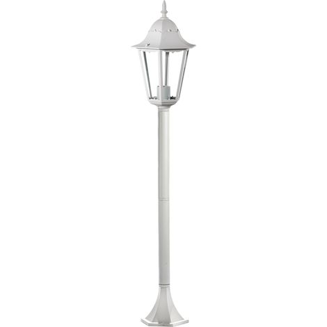 Lampione in acciaio Green Light ermes e27 h.120 cm bianco (1/2)