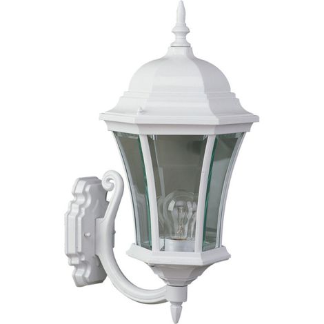 Applique Extérieure Montante 100W E27 Fonte Blanche ADELA (1/2)