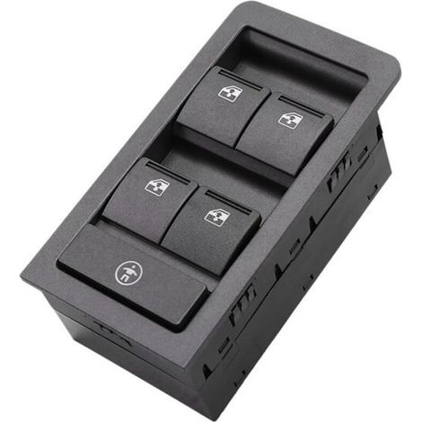 1 couleur : Noir Matériau : Plastique OE : 92111628 Verre de commande de lève-vitre électrique de voiture. (1/5)