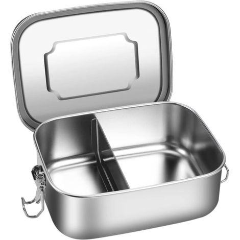 Portapranzo in acciaio inox a prova di perdite e senza BPA per adulti e bambini, contenitore per alimenti ecologico per la scuola e il lavoro - Crezuo
