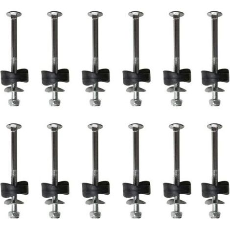 Lot de 12 entretoises de trampoline avec vis pour fixer le trampoline, accessoires de trampoline de remplacement (1/5)