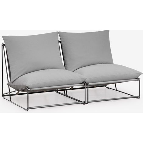 Canapé de jardin modulable 2 pièces Amaro SKLUM Gris