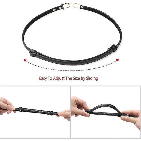 Ceinture fine en cuir pour femme, lot de 2, boucle dorée, 105 cm (41 pouces), gris-brun-105cm(41Inch) (1/3)