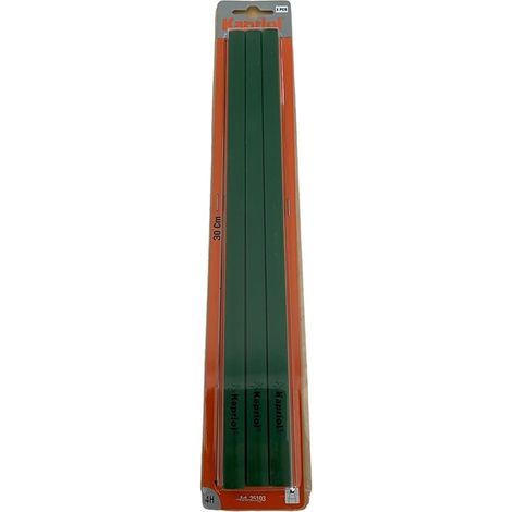 3 MATITE DA LAVORO LAPIS CARPENTIERE FALEGNAME MURATORE MATITA HB 24cm KAPRIOL (1/2)