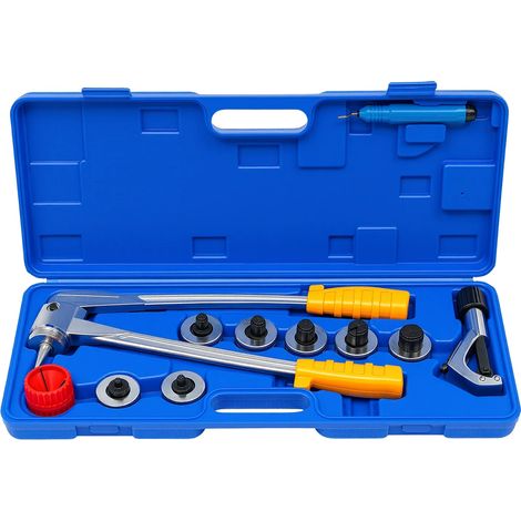 Herramienta expansora de tubos, compatibilidad versátil, construcción duradera, azul. (1/2)