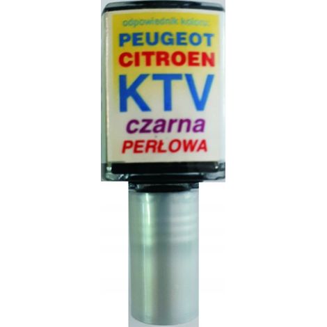 Retoque de pintura para coches Citroën Peugeot KTV Negro Perla, reparación de arañazos, 10 ml (1/5)