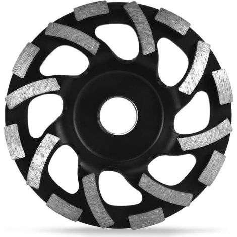 Meule diamantée 125 mm pour béton, meule diamant, meule à béton, disque abrasif diamanté, double rangée pour matériaux de construction abrasifs, granit, pierre naturelle, béton, maçonnerie (1/5)