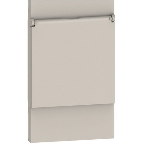 Abdeckplatte Bticino km04p Schutzklappe Creme