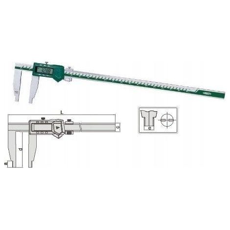 Pinza de 1000 dígitos, 40, 3 V/ABS/Mordazas 150, 1 lado (1/2)
