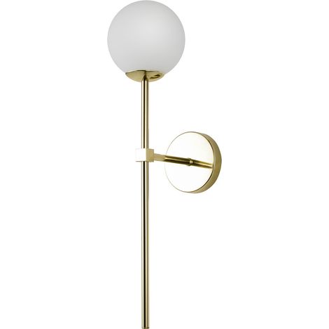 Applique murale verticale or globe blanc G9 Piruleta (1/5)