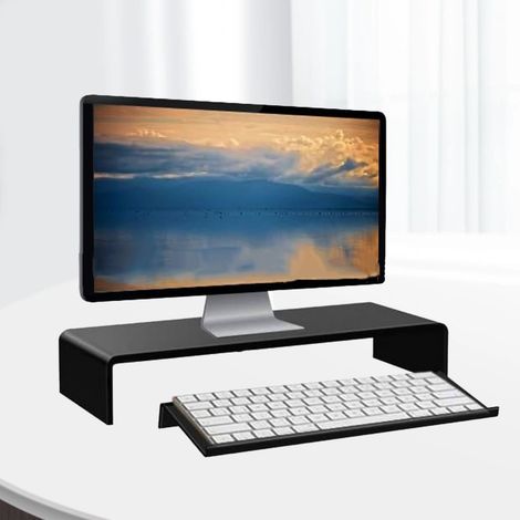 Support de clavier, support de clavier pour bureau à domicile, noir (1/5)
