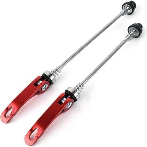 1 Paire de Broches à Dégagement Rapide pour Vélo, Axe Avant/Arrière, Ultra-légères, Écrous de Roue pour VTT et Vélo de Route (1/5)