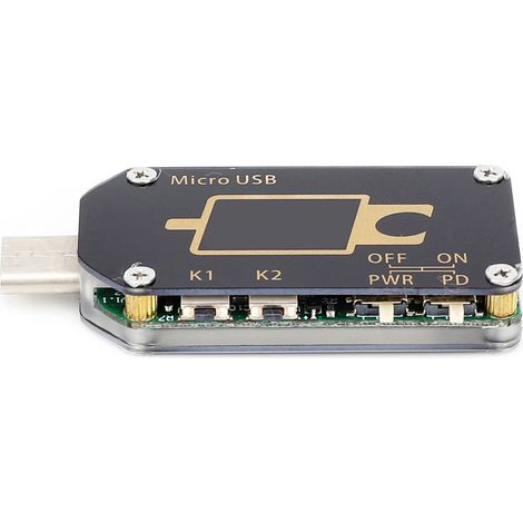 Typ-C Digital LCD Display USB Tester Spannungs- Strom- Leistungsmesser Multimeter (TC66) (1/5)