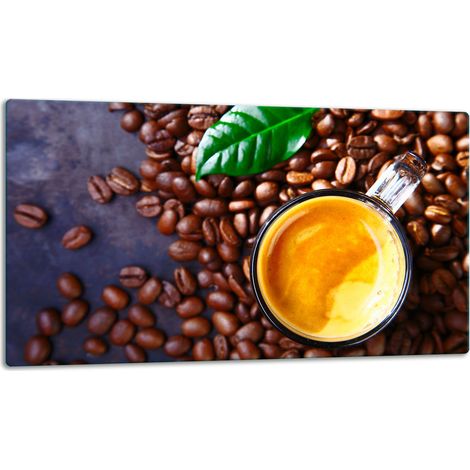Glasschneidebrett 52x30 Kaffee (1/5)