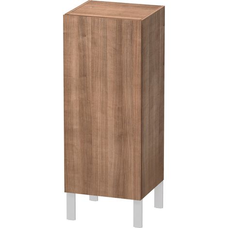 Duravit L-Cube Half high mobile singolo 1 anta, 2 ripiani in vetro, incernierato a destra, altezza min. 600 mm - max. 900 mm, larghezza min. 250 mm - max. 500 mm, profondità min. 200 mm - max. 363 mm, colorazione: Ciliegio del Ticino - LC1189R7373 (1/4)