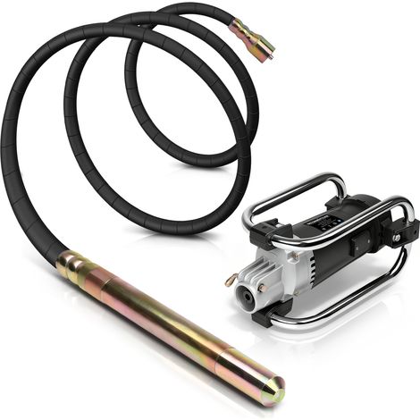 Vibreur à Béton 3200W 6800U/min Moteur Puissant - Mains Libres, 6M- Ø 35mm Aiguille Vibrante, Vibrateur de Béton électrique, Vibreur à Main pour Routes, Tunnels et Bâtiments