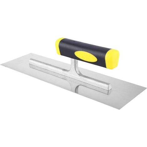 Couteau à mastic professionnel pour la construction et le jointoiement de sols, outil de lissage pour mastic et carrelage avec manche long (300 mm) (1/5)