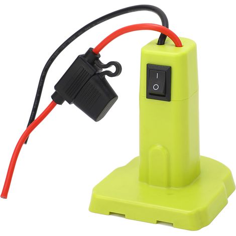 Adaptateur secteur avec fusibles et bornes pour batterie 18 V Ryobi P102 P103 P104 P105 P107 P108 P109 (1/5)