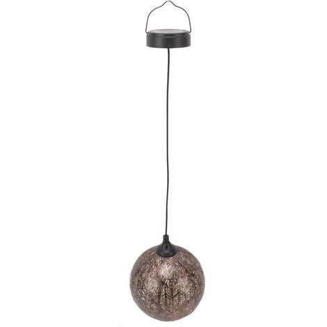Lanterne solaire de jardin de 15 cm (5,9 pouces), guirlande lumineuse LED ronde en forme de blé pour allée et cour. (1/5)