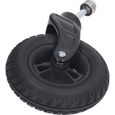 Ortviai Roulettes pivotantes avant pour fauteuil roulant – 18 cm (7 pouces), roue pleine en PU/PVC, charge 120 kg