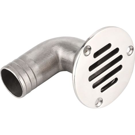 Caniveau de pont marin en acier inoxydable 316, coude à 90°, 32 mm, pour bateau ou yacht (1/5)