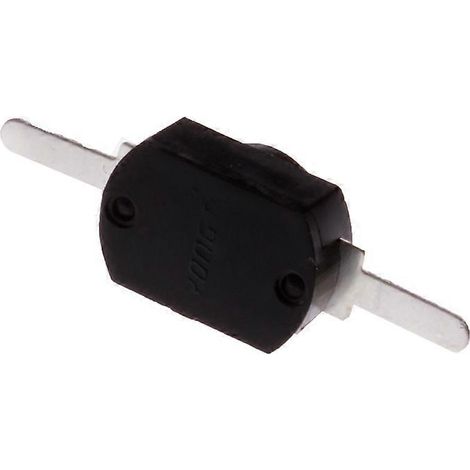 Lot de 10 interrupteurs à bouton-poussoir marche/arrêt pour mini lampe torche, 1 A, 30 V CC/250 V CC, noirs, neufs. (1/5)