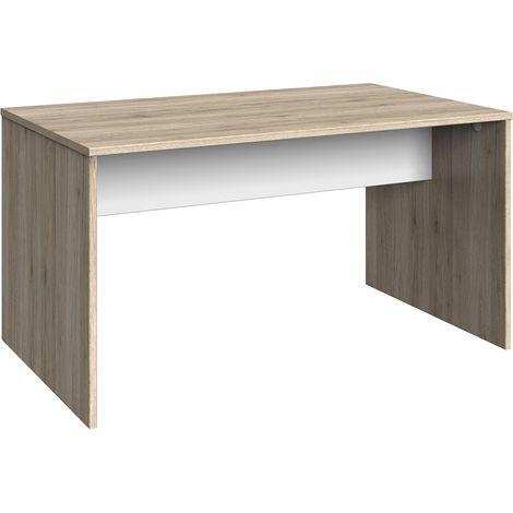 Schreibtisch in Eiche mit weiß CANTON-43 (1/3)