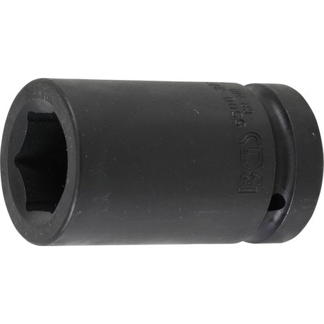 Llaves de vaso impacto hexagonal, largo  entrada 25 mm (1")  30 mm (1/3)